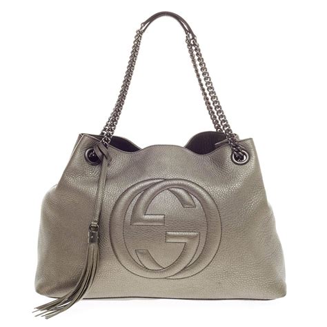 gucci soho leather chain shoulder bag medium|cheapest gucci soho bag.